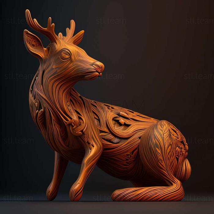 3D model An An famous animal (STL)